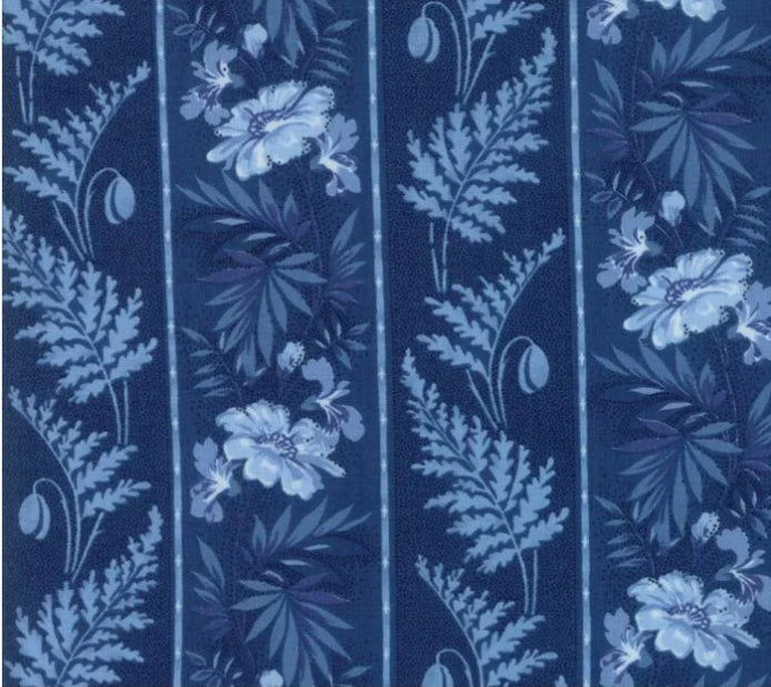 REGENCY BALLYCASTLE CHINTZ -blu