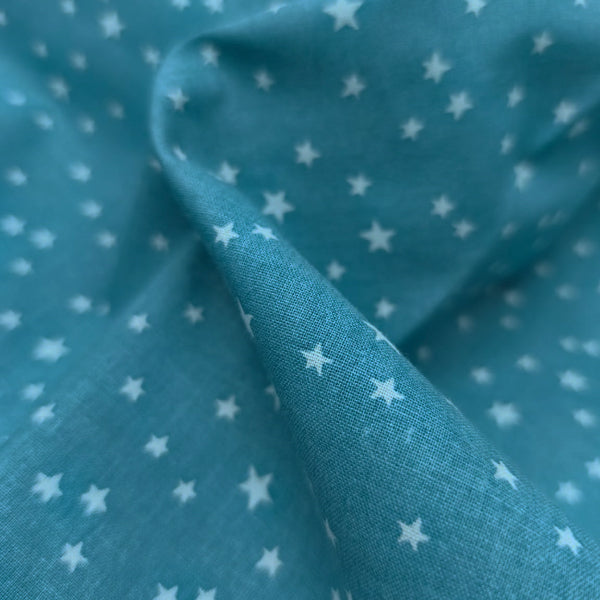 Cotone francese_Stelline fondo polvere "Atria"