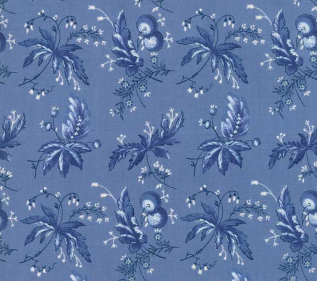 REGENCY BALLYCASTLE CHINTZ Ballybofey (fondo azzurro polvere)