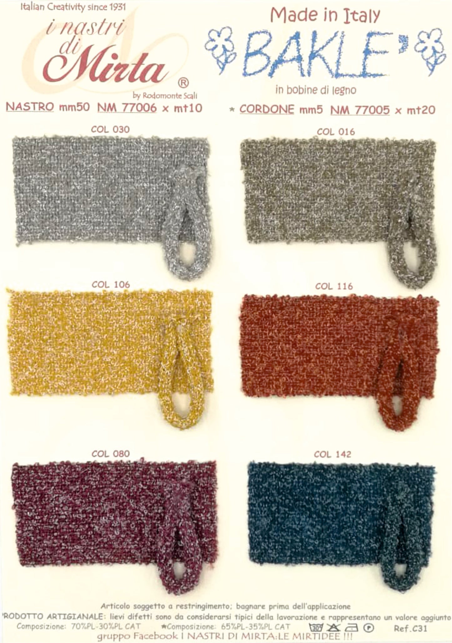 Cordone BAKLE'_5 mm