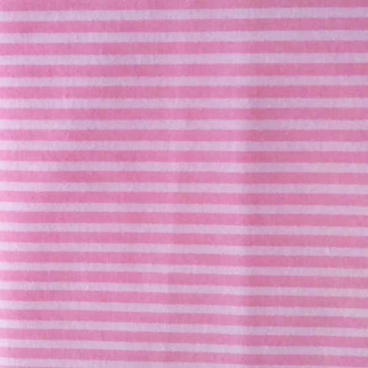 Righe verdi/rosa cotone francese
