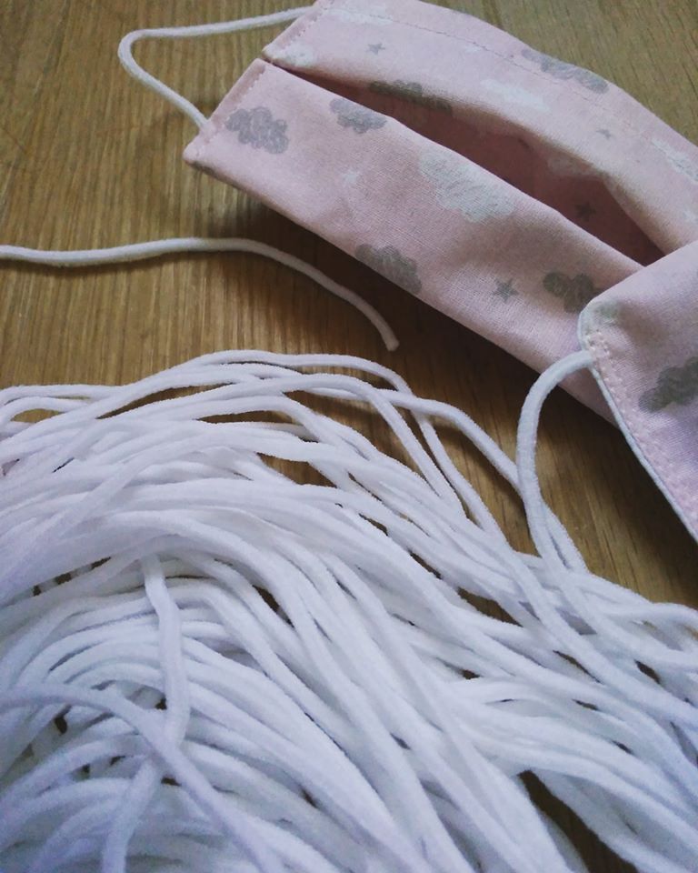 Elastico tondo 3 mm_bianco 5 metri