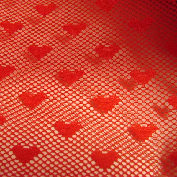 Tulle decorato cuori