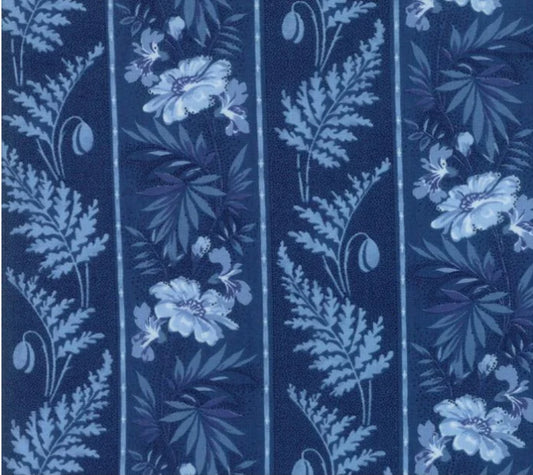 REGENCY BALLYCASTLE CHINTZ -blu