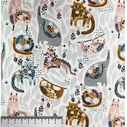 Cotone francese_animali  "Boheme"