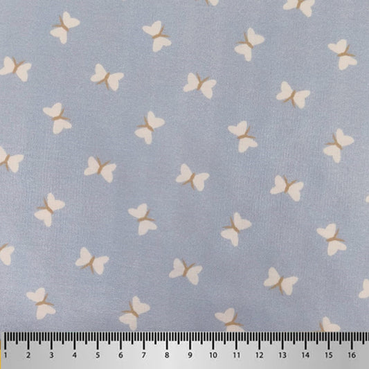 ULTIMO PEZZO IN OFFERTA Cotone italiano_farfalle