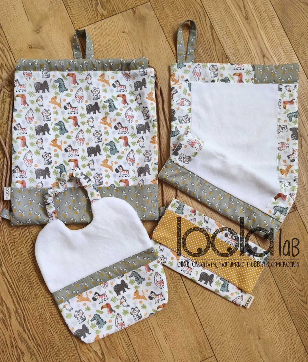SET PER LA SCUOLA_tessuto giungla