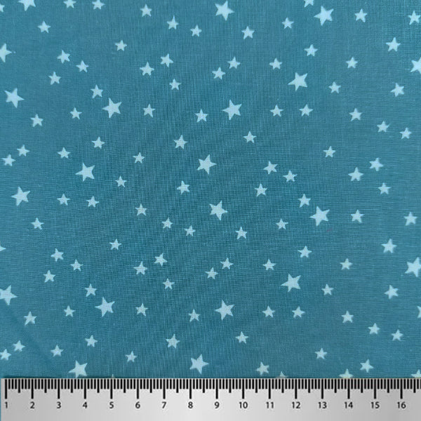 Cotone francese_Stelline fondo polvere "Atria"