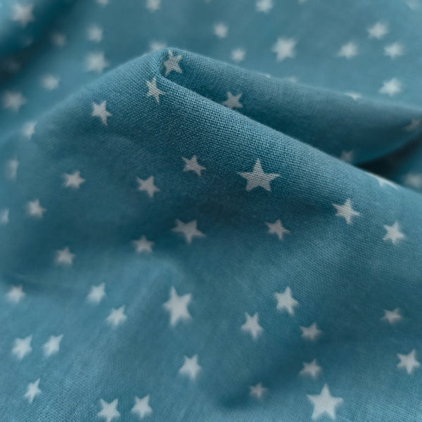 Cotone francese_Stelline fondo polvere "Atria"