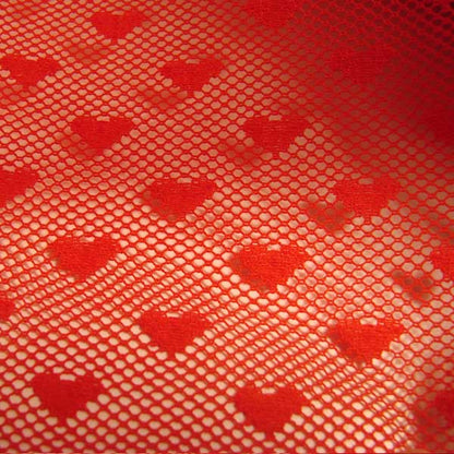 Tulle decorato cuori